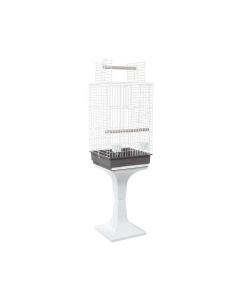 Voltrega 835 Parrot Cage Stand - White - 43.4L x 43.4W x 76.5H cm