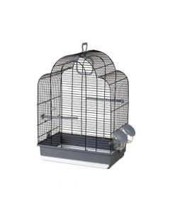 Voltrega Pajaro Bird Cage, Black - 25.5L x 39W x 54H cm