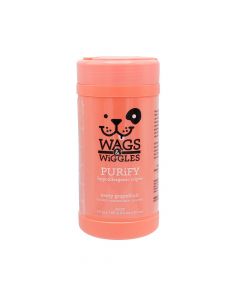 Wags & Wiggles Purify Hypoallergenic Wipes for Dogs, 100 count