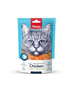 Wanpy Chicken Jerky Strips Cat Treats - 80 g