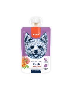 Wanpy Tasty Meat Paste Duck with Carrot and Pea Dog Treat - 90 g