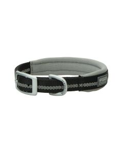 Weaver Pet Terrain Reflective Neoprene Lined Dog Collar - Black 