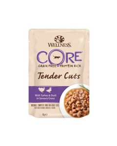 Wellness Core Tender Cuts Turkey & Duck Cat - 85g - Pack of 8