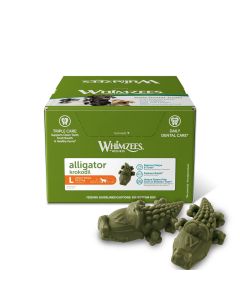 Whimzees Alligator All Natural Daily Dental Chew For Dogs