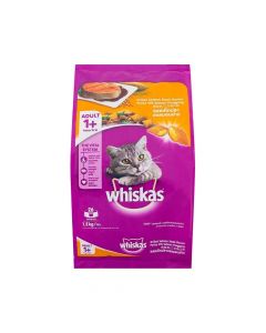 Whiskas Grilled Salmon Cat Food Adult - 1.2 Kg