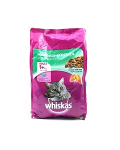 Whiskas Hairball Control with Chicken & Tuna Adult Cat Food - 1.1 Kg