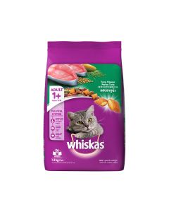 Whiskas Tuna Flavour Adult Dry Cat Food - 1.2 kg