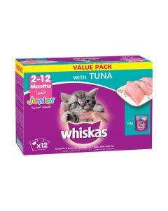 Whiskas Tuna Value Pack Kitten Food Pouches - 80 g