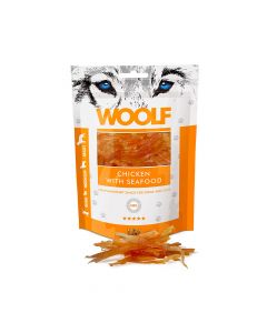 Woolf Chicken with Seafood Dog and Cat Treat - 100 g