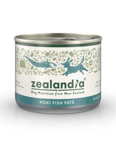 Zealandia Delux Adult Dog Hoki Fish Pate Wet Dog Food - 185 g