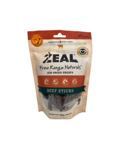 Zeal Free Range Naturals Air Dried Beef Stick Dog Treats - 125 g