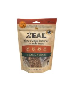 Zeal Free Range Naturals Air Dried Veal Crunch Dog Treats - 125 g