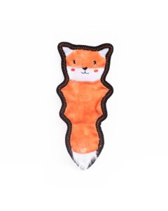 ZippyPaws Z-Stitch Skinny Peltz Fox Dog Toy