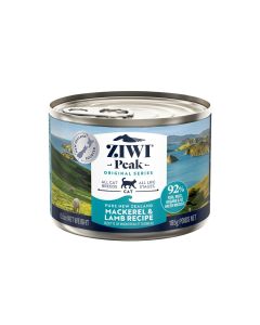 ZIWI Peak Mackerel & Lamb Recipe Canned Cat Wet Food - 185g