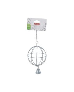 Zolux Metallic Hanging Hay Ball - Grey