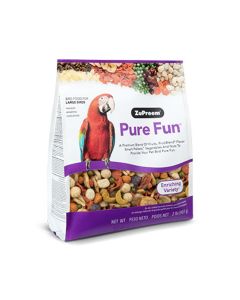 Zupreem Pure Fun Large Parrots Food - 907 g